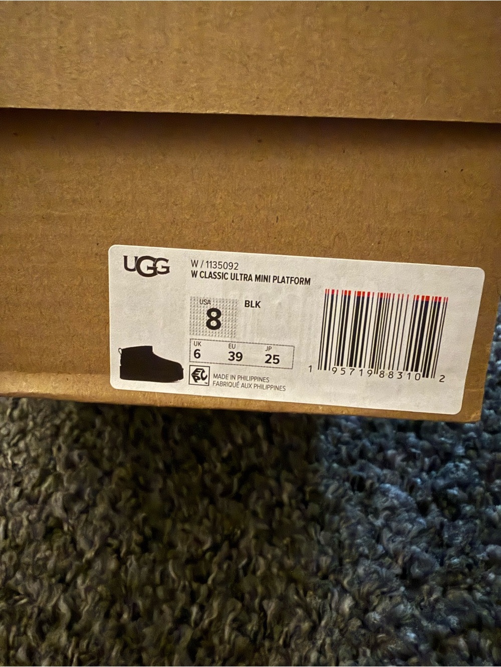 UGG Black Suede Short Booties - Picture 3 of 3